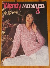 Wendy Monaco book 3, aran patterns for men, women and children.