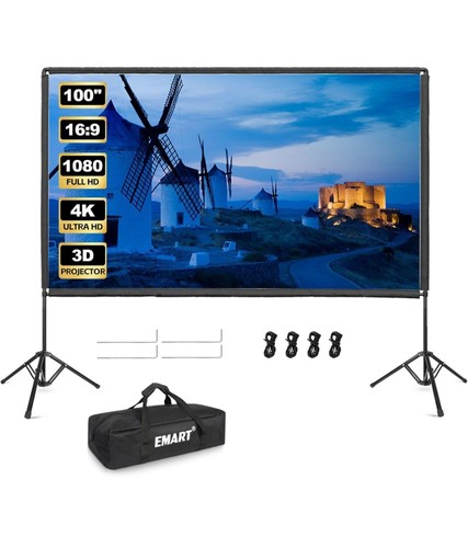 Outdoor projector screen with - outdoor,