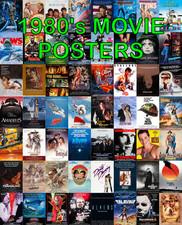 1980s Movie Posters 80s Film Poster Prints Retro Wall Art Movies All Time Great