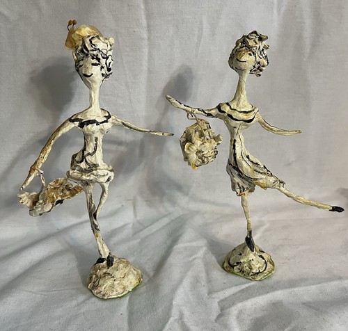 Antique paper mache figure - antique,