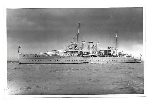 Marine war ship - hms, cumberland