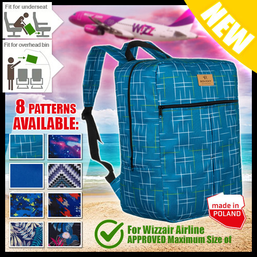 Blue carry cabin - carry-on,