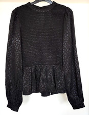 Top Shop Ladies Black Blouse