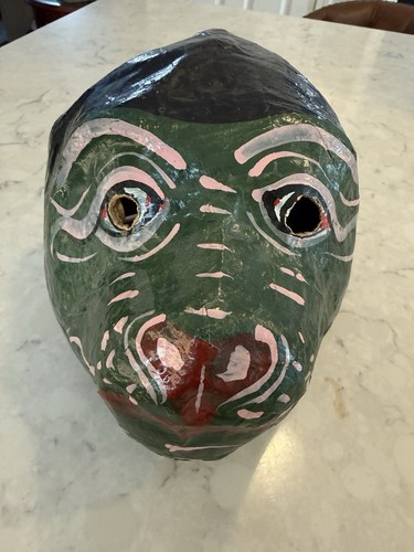 Vintage paper mache - mache, mask