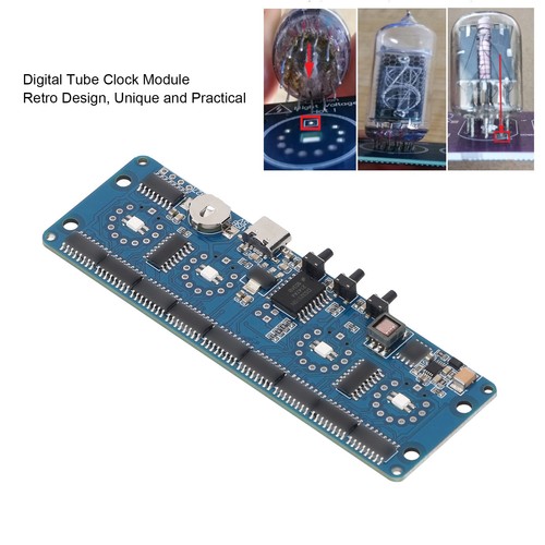 Nixie clock board - 4, accurate
