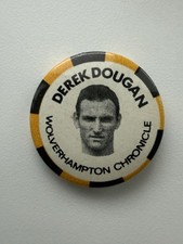 Derek Dougan Pin Badge - Wolves Late 60’s - Excellent Condition