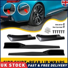 Universal Black Car Side Skirt