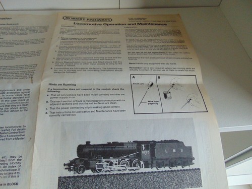Hornby locomotive operation - operation, &
