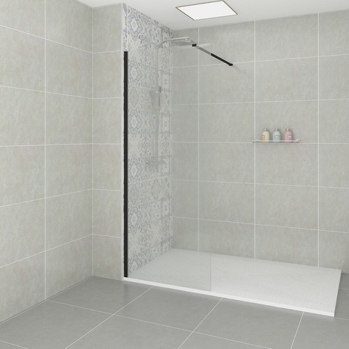 Walk wet room shower screen - walk, in