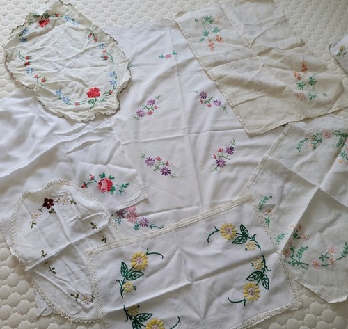 Vintage hand embroidered - vintage,