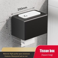 Black Paper Towel Rack with