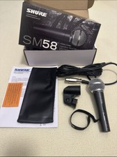 SM58 Dynamic Vocal Microphone Wired Instrument Mic Switch With Storage Bag NEW