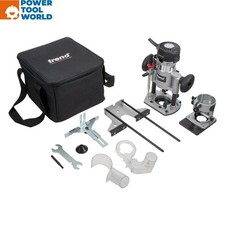 Trend T1EPS 710W 1/4" Dual-Base Trim & Plunge Router 240v
