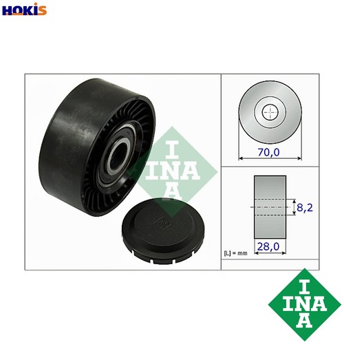 Deflectionguide pulley vribbed - pulley,