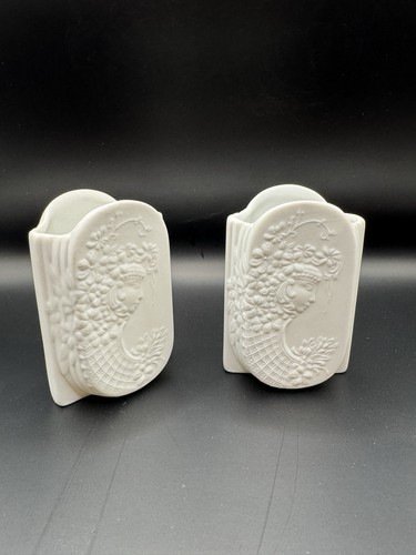 Pair small kaiser white - pair, of