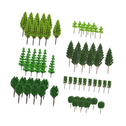 70x model trees miniature - model,