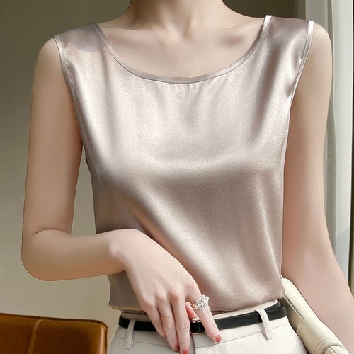 Women satin camisole vest - satin,