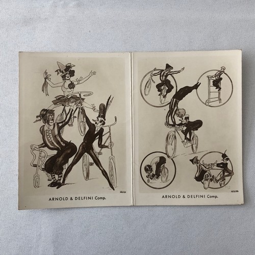 Circus bicycle act photo - photo, card