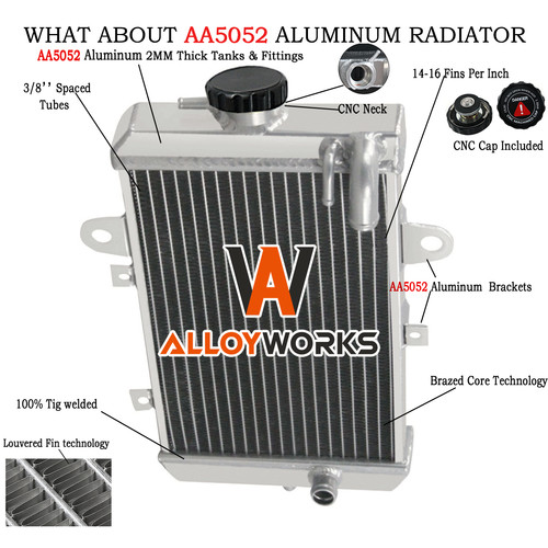 Aluminum radiator fits - aluminum,