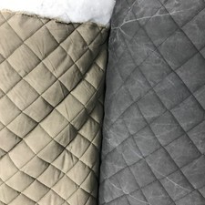 QUILTED FABRIC WATER REPELLENT FABRIC COTTON Soft Touch Showerproof