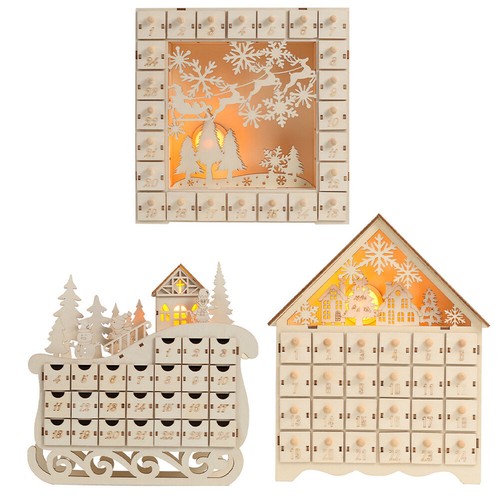 Festive wooden advent - festive,