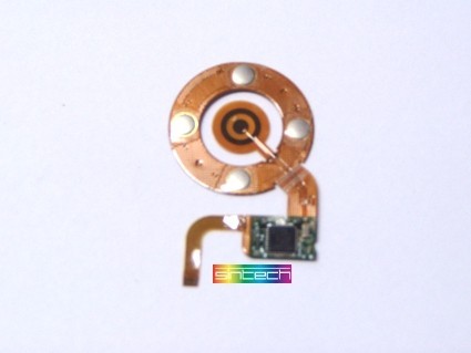 Clickwheel electronics for