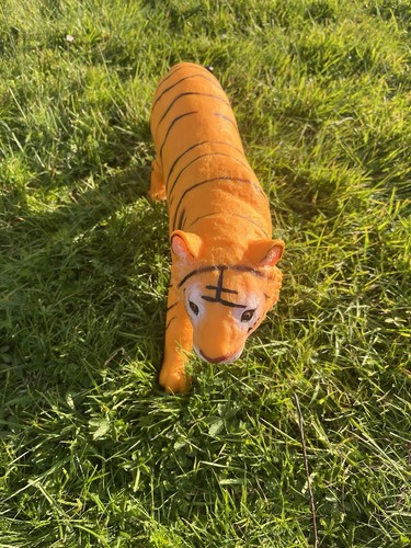 Soft rubber tiger toy - toy, kids