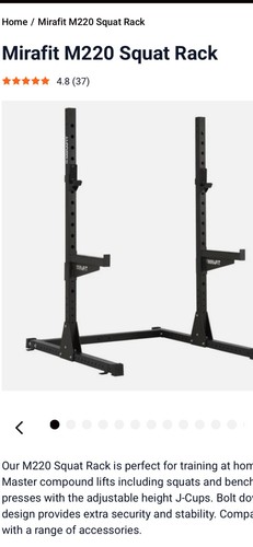Mirafit m220 squat rack - mirafit,
