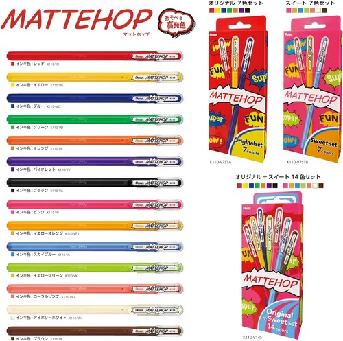 Pentel k110 hybrid mattehop - pentel,