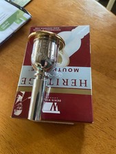 Denis Wick Heritage Trombone Mouthpiece Gold and Silver Plated 5ABL