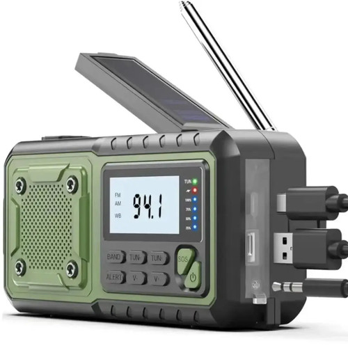 4000mah emergency solar radio - emergency,