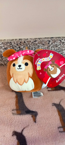 Squishmallows andres dog plush - andres,