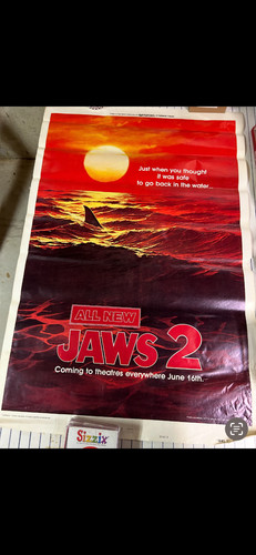 Jaws original movie poster - 2,