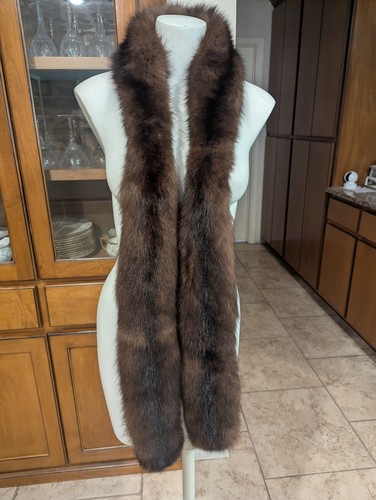 Vintage sable fur - wrap,