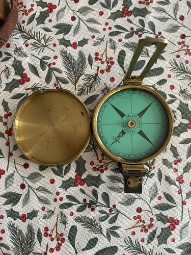 Antique brass cased prismatic - antique,
