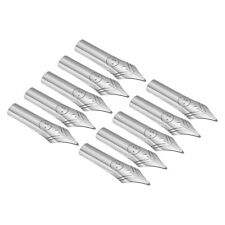 10pcs 0.7mm Fountain Pen Nib Replacement 304 Stainless Steel for Drawing Writing