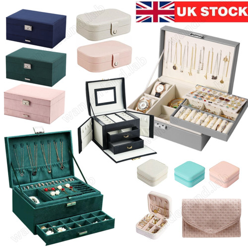 Large jewellery boxes - jewellery, leather