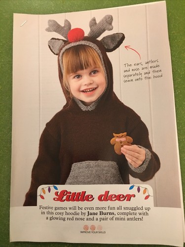 Knitting pattern reindeer - pattern,