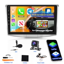 6+128GB Android 13 Carplay GPS Car Stereo GPS Radio for VW Passat B6/B7/CC +CAM