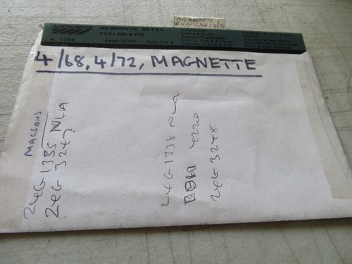 Magnette mk3 riley - mk3/4,, 4/68