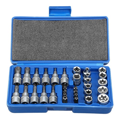 34pcs t torx socket - t,