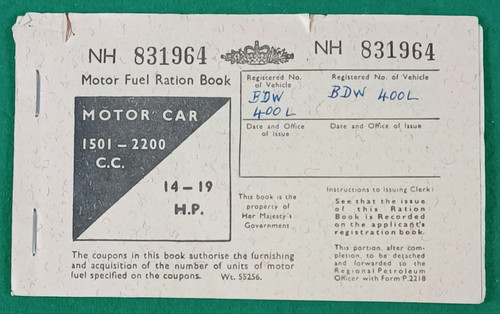 Motor fuel ration - motor, nh
