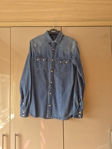 Zara man blue cotton denim - man,