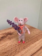 Handmade Needle Felted Mouse