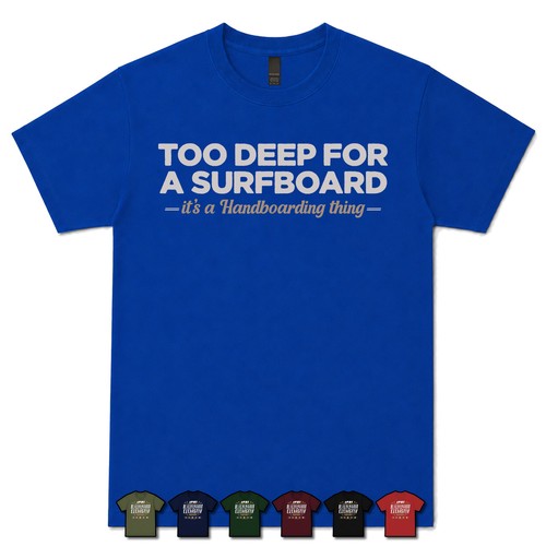 Too deep for surfboard - for, a