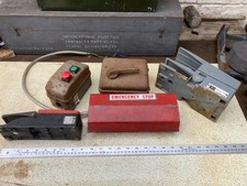 Classic  push button emergency stop / start switches - etc Lathe machines