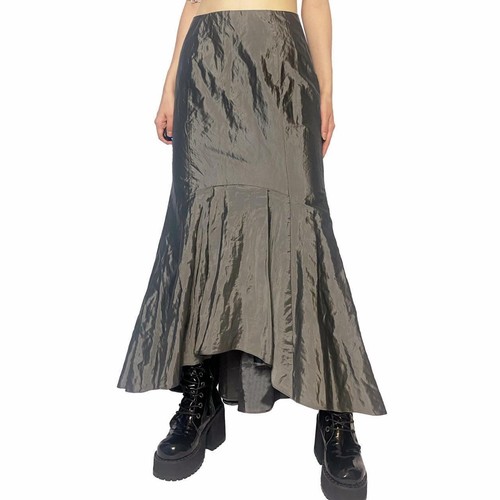 Silver metallic high waisted - metallic,