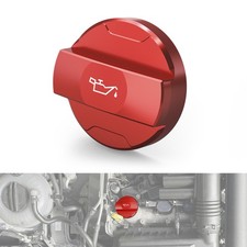 Engine Oil Filler Cap Red For