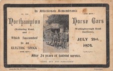 POSTCARD   NORTHAMPTON  HORSE