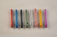 ALUMINIUM DART STEMS SHAFTS SHORT 8 COLOURS TO CHOOSE FROM